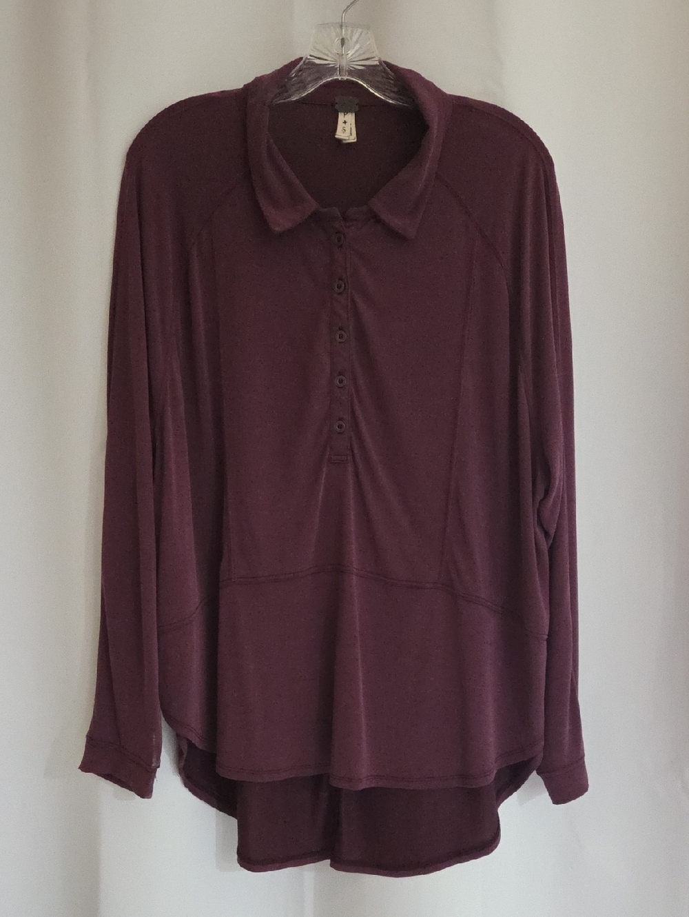 We The Free People Rose Oversized Henley - Picture 2 of 6